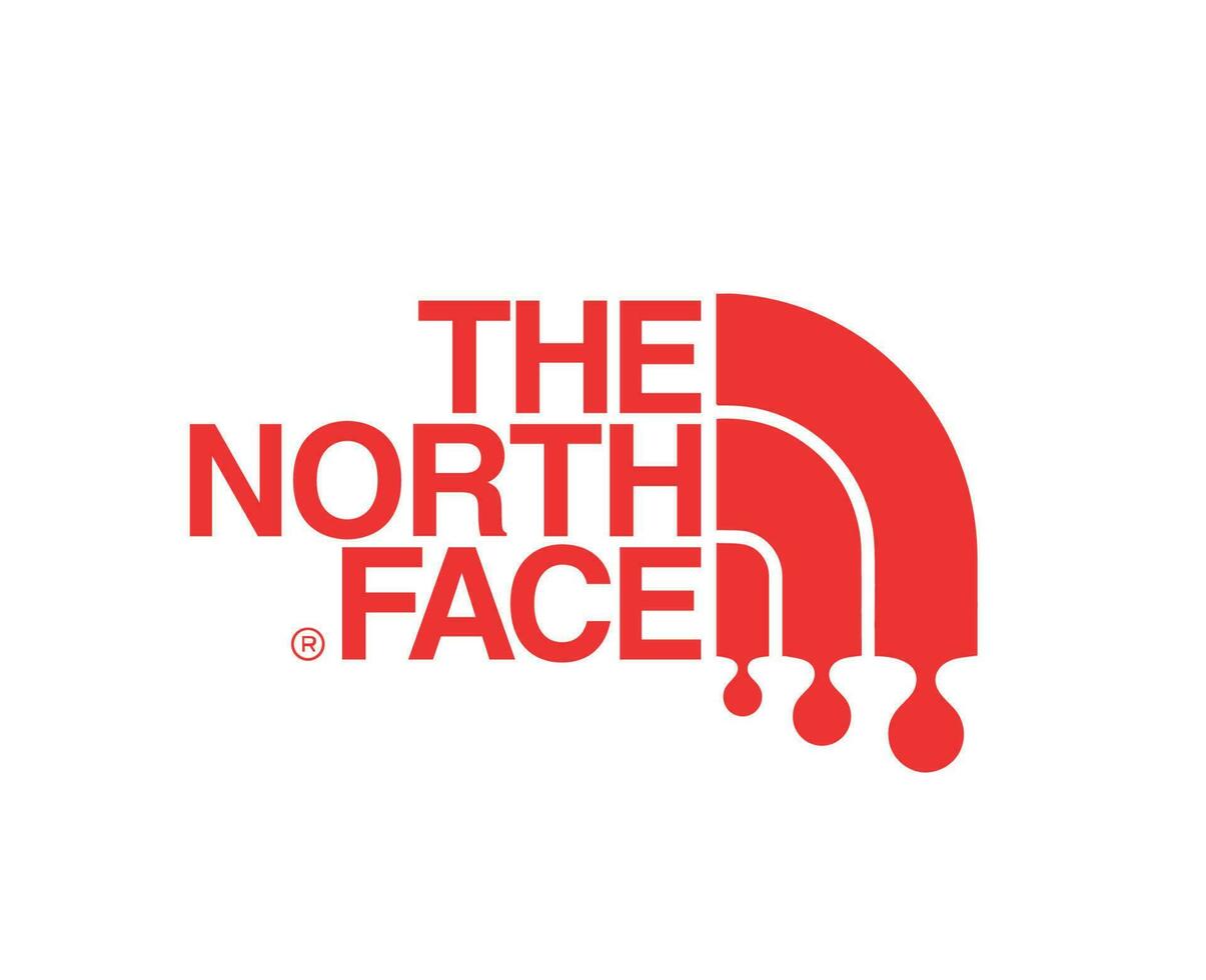 The North Face Brand Logo Red Symbol Clothes Design Icon Abstract Vector Illustration With Black Background 24455440 Vector Art at Vecteezy