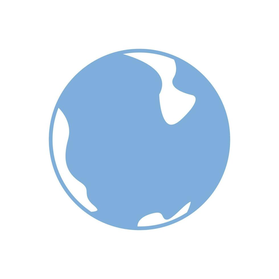 Flat World Icon Symbol Vector Illustration