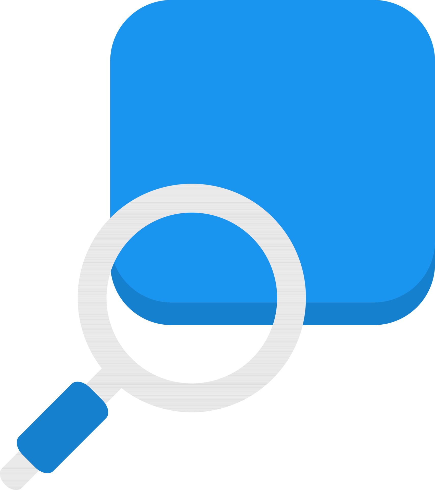 Search Button Icon In Blue And Gray Color. 24456215 Vector Art at Vecteezy