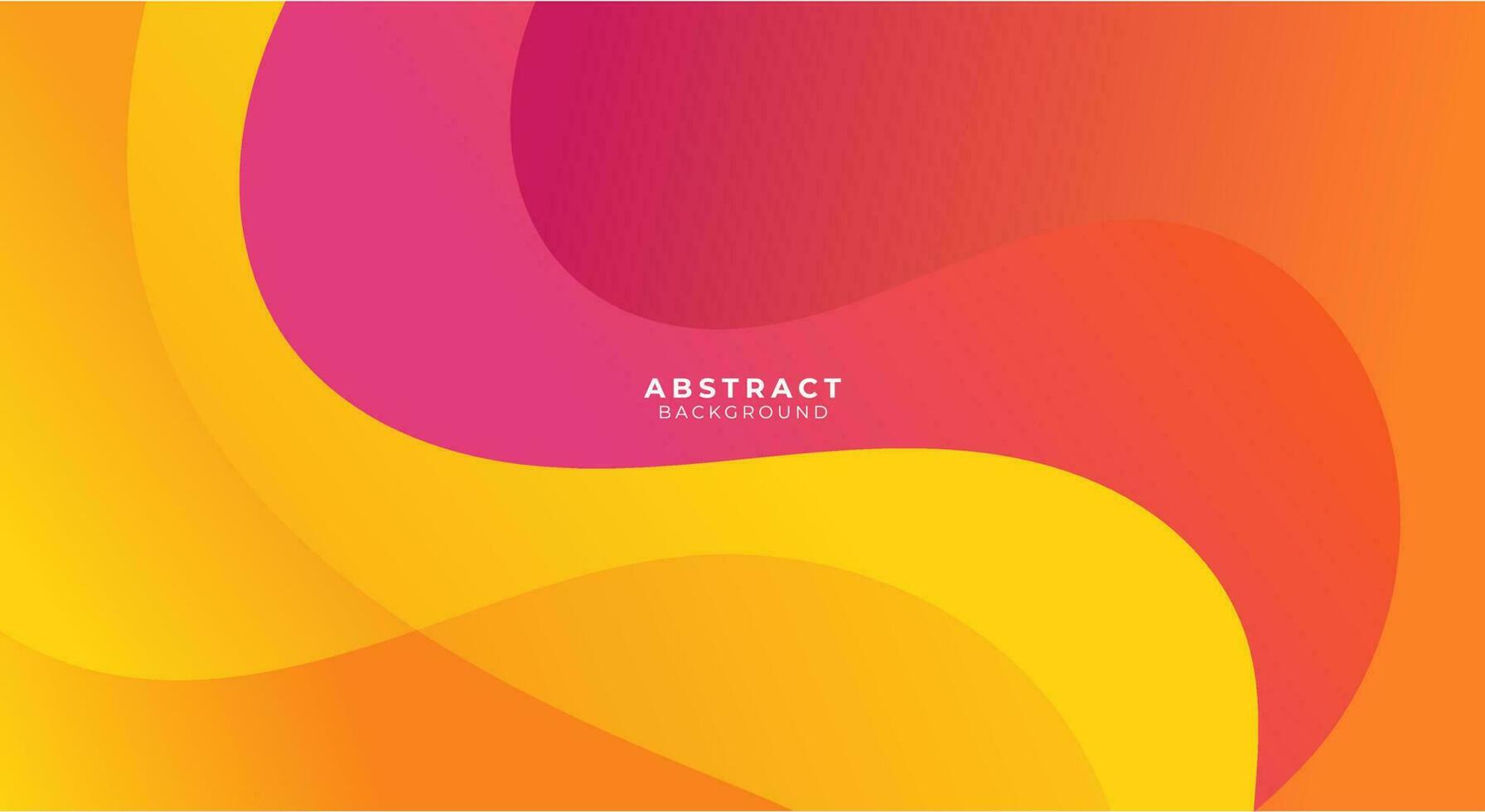 Yellow and pink abstract background vector