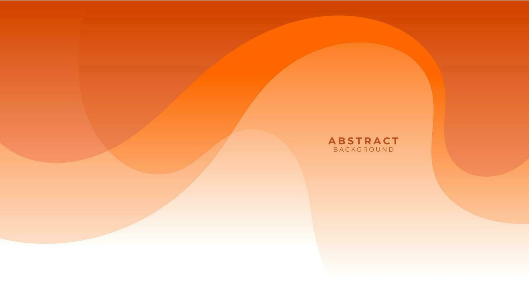 Abstract bright orange gradient background vector