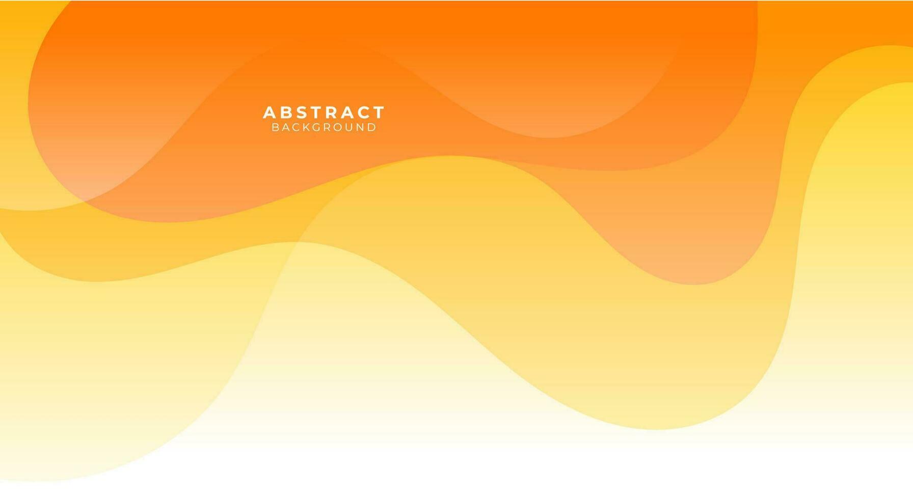 Abstract bright yellow and orange gradient background vector