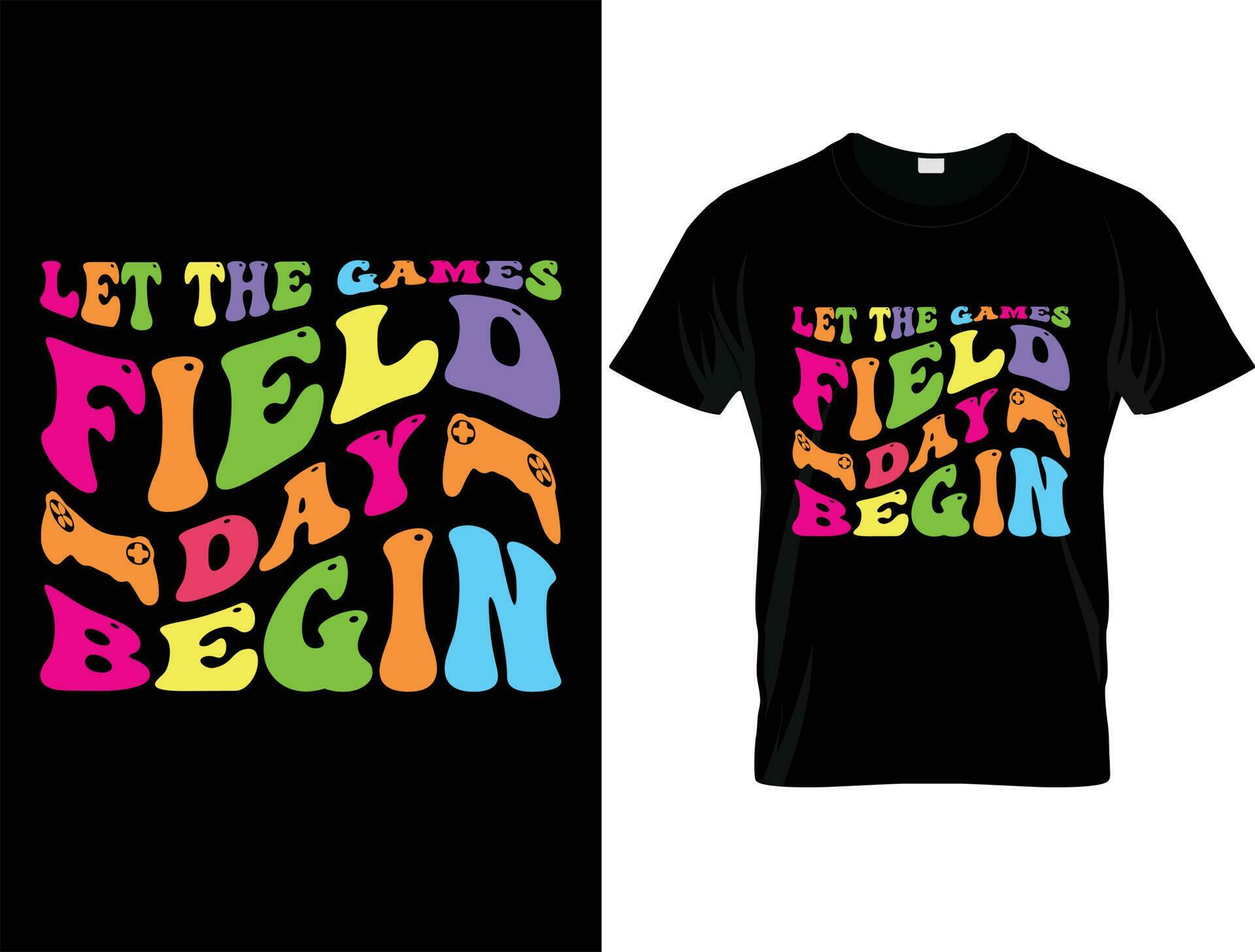 Field Day, Field day let the games begin, 24456652 Vector Art at Vecteezy