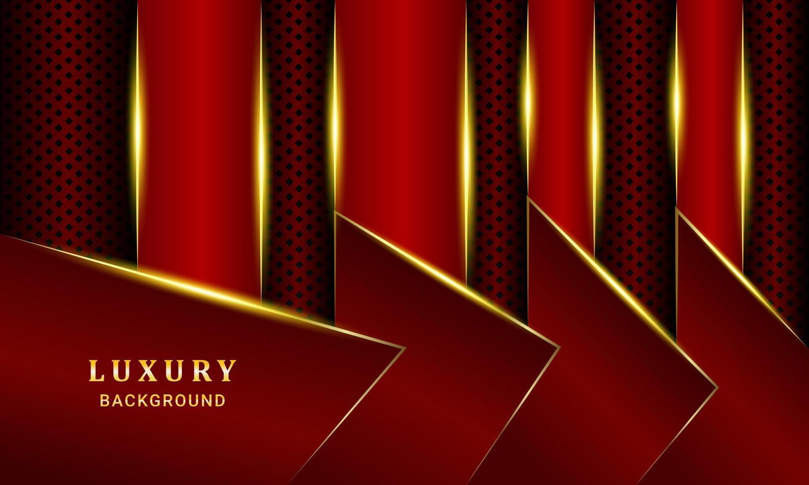 Red gold modern abstract background for social media design wallpaper vector