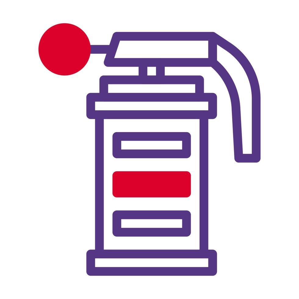 grenade icon duotone red purple colour military symbol perfect. vector