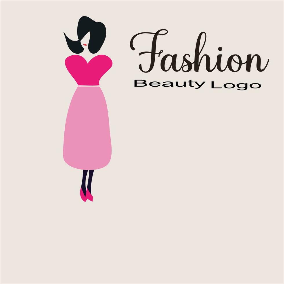 Moda logo creativo mujer belleza vida salón belleza logo vector