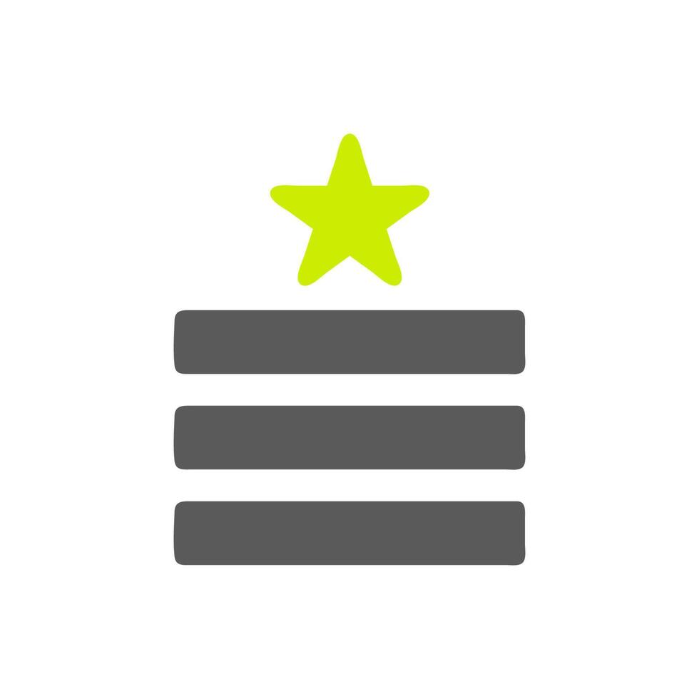 Badge icon solid grey vibrant green colour military symbol perfect. vector