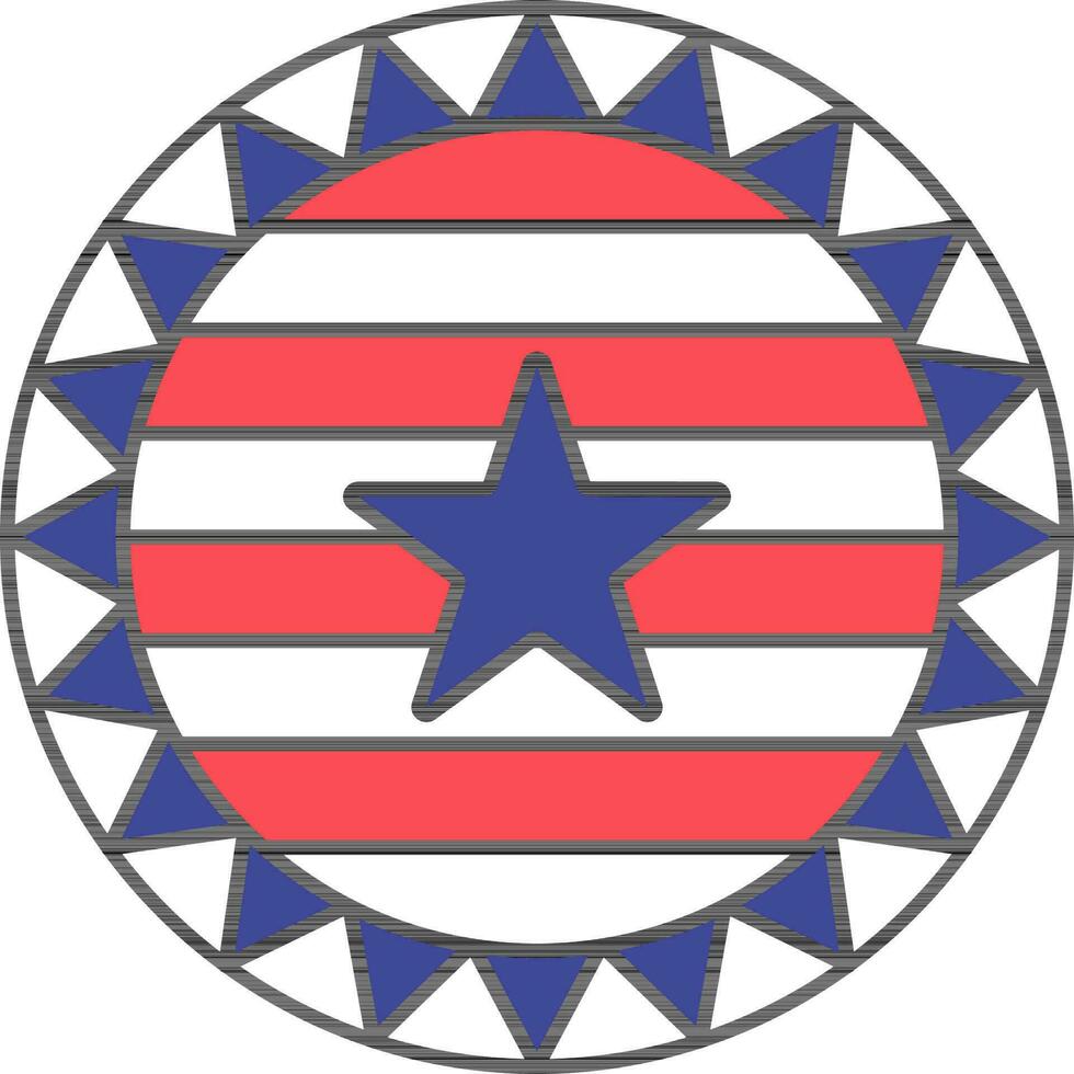 Colorful American Shield Icon. 24458256 Vector Art at Vecteezy