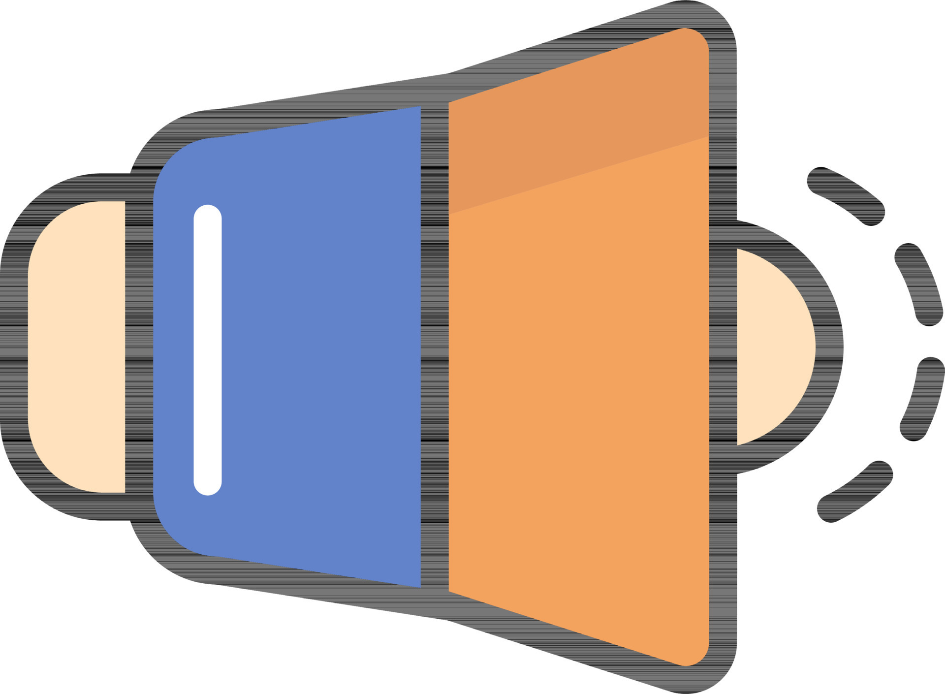 Colorful Speaker Icon In Flat Style. 24458869 Vector Art at Vecteezy