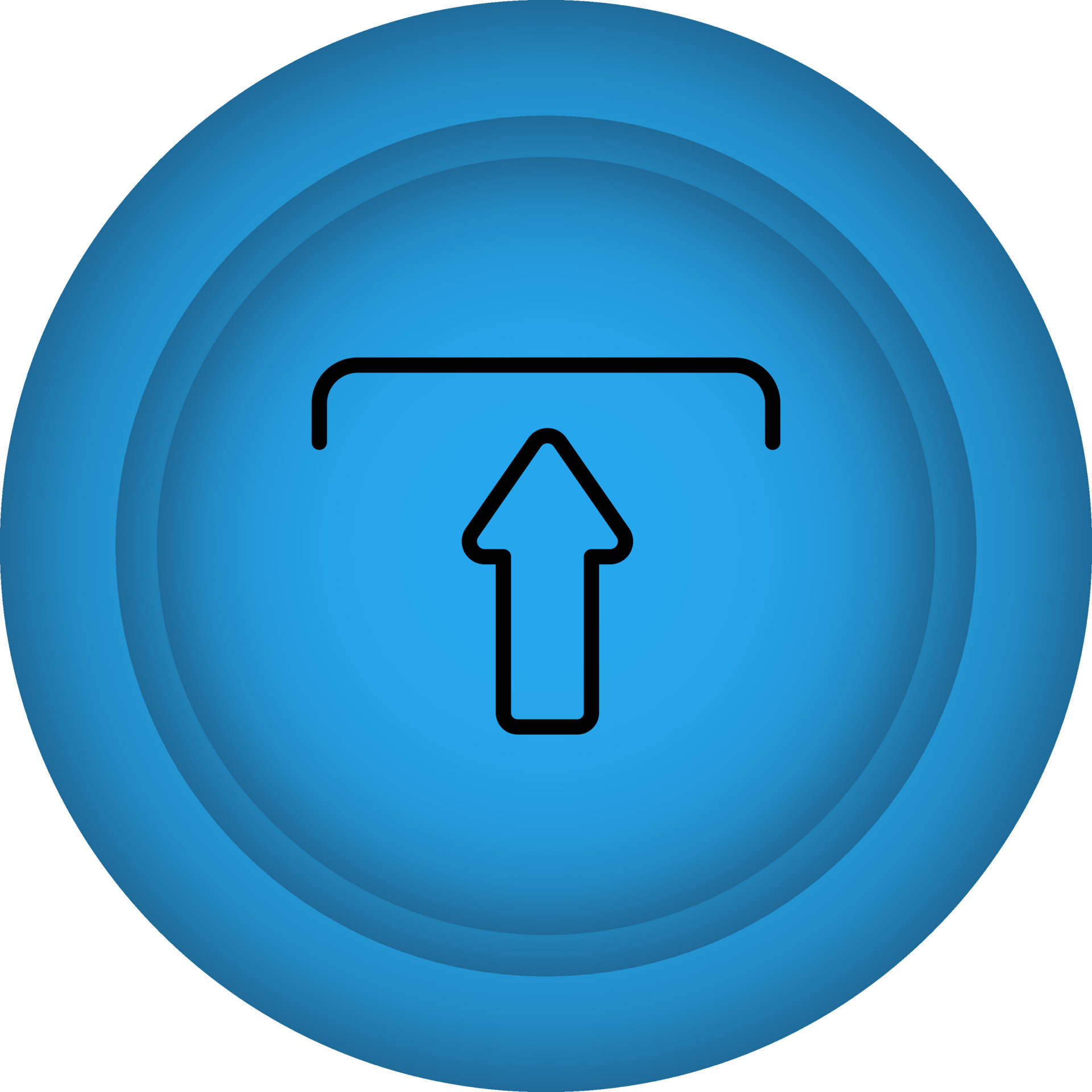 Blue Up Arrow Symbol Button Icon In Flat Style 24458950 Vector Art At blue-up-arrow-symbol-button-icon-in-flat-style-24458950-vector-art-at