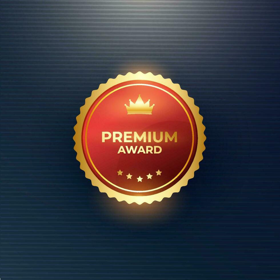 Premium Award vector gift luxury membership card