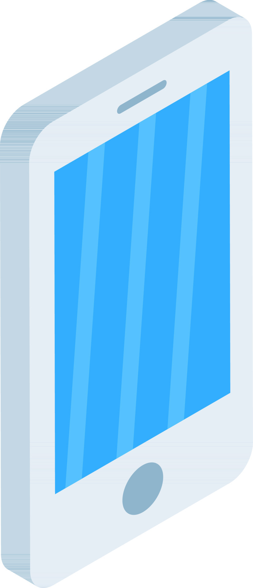 Flat illustration of mobile element. 24459795 Vector Art at Vecteezy