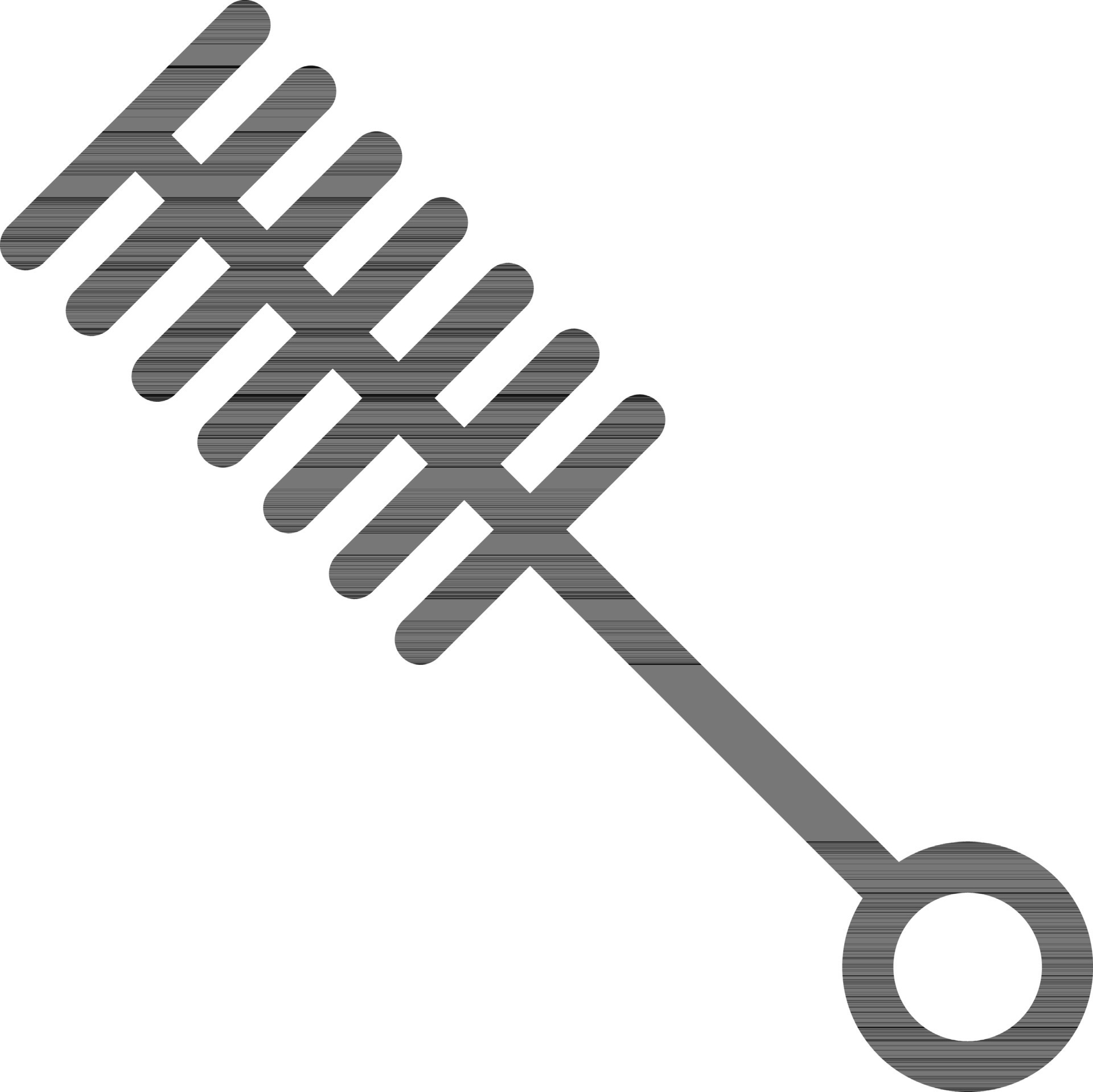 Test tube brush icon in flat style. 24460117 Vector Art at Vecteezy