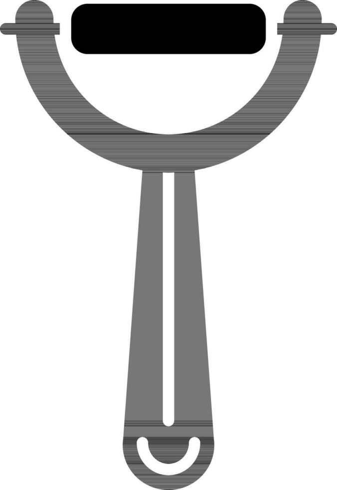 Peeler glyph icon or symbol. vector