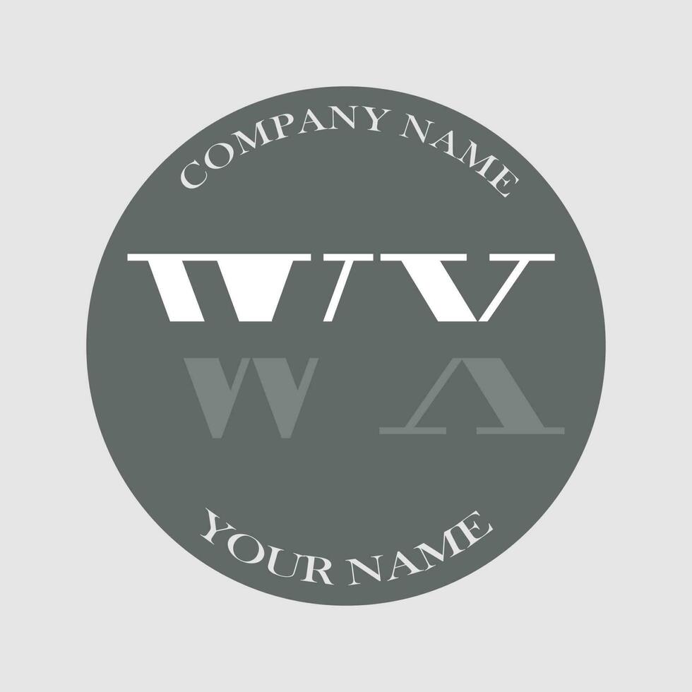 initial WX logo letter monogram luxury hand drawn vector