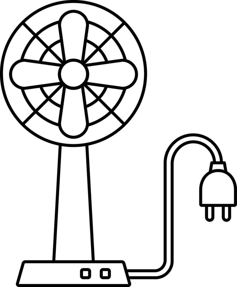 electric fan coloring page
