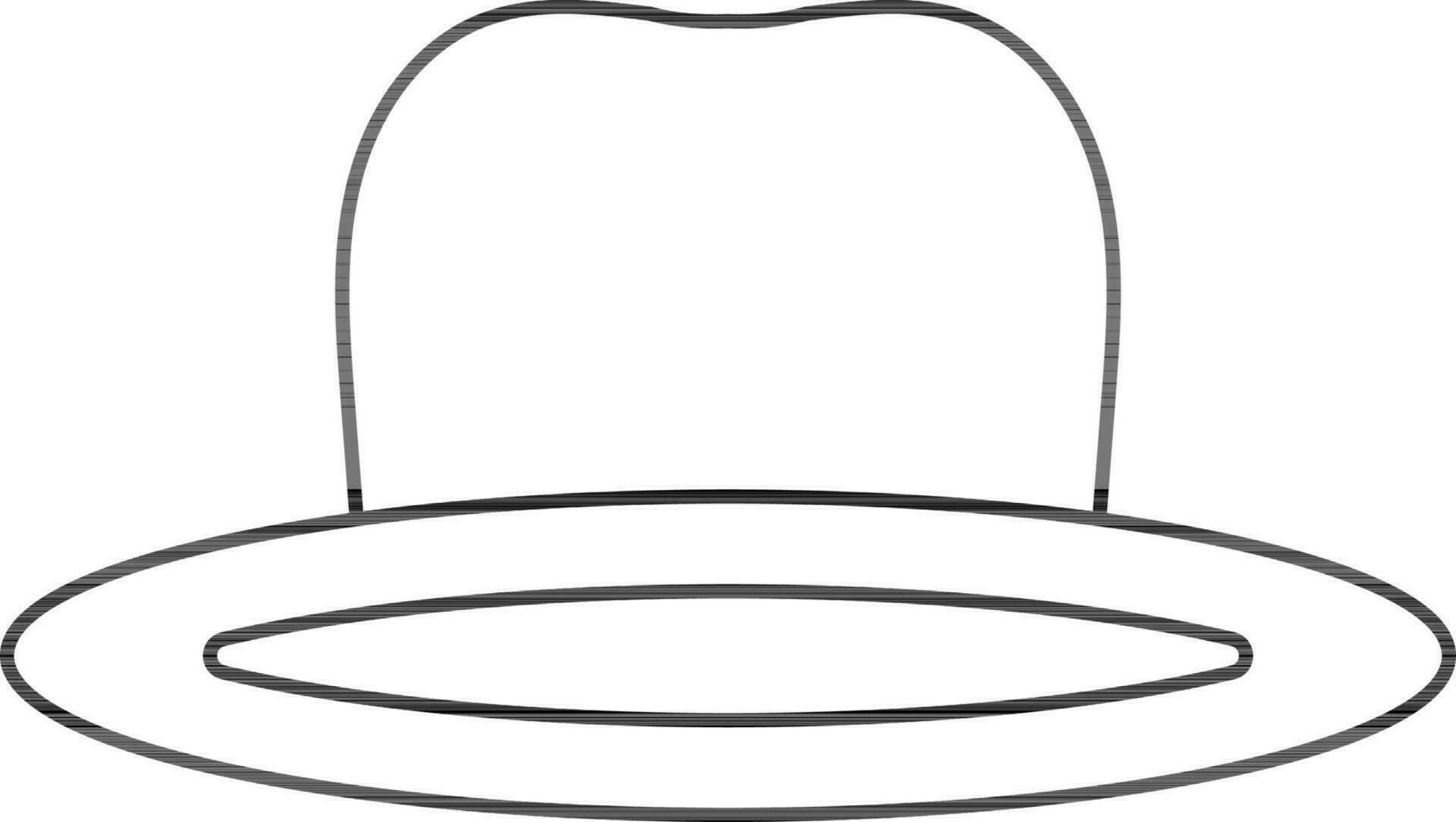 round-hat-icon-in-black-outline-24461659-vector-art-at-vecteezy