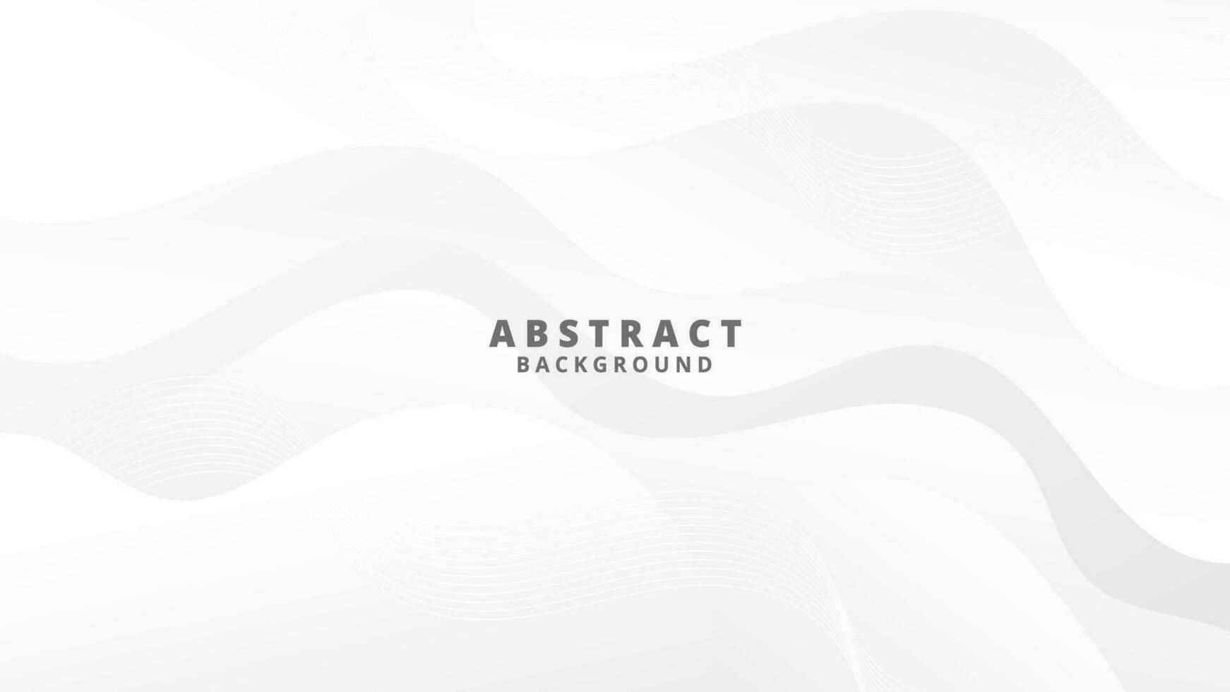 Abstract Gradient white liquid Wave Background vector