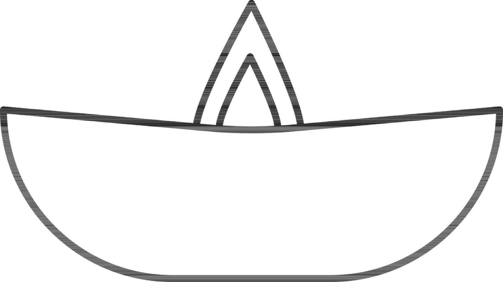 Oil lamp Icon In Black Line Art. vector