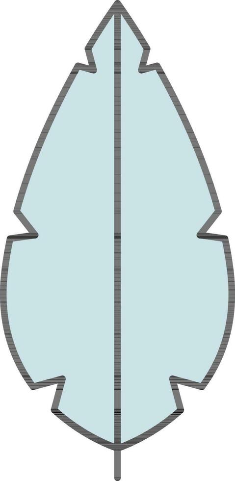 Blue Feather Icon In Flat Style. 24462576 Vector Art at Vecteezy