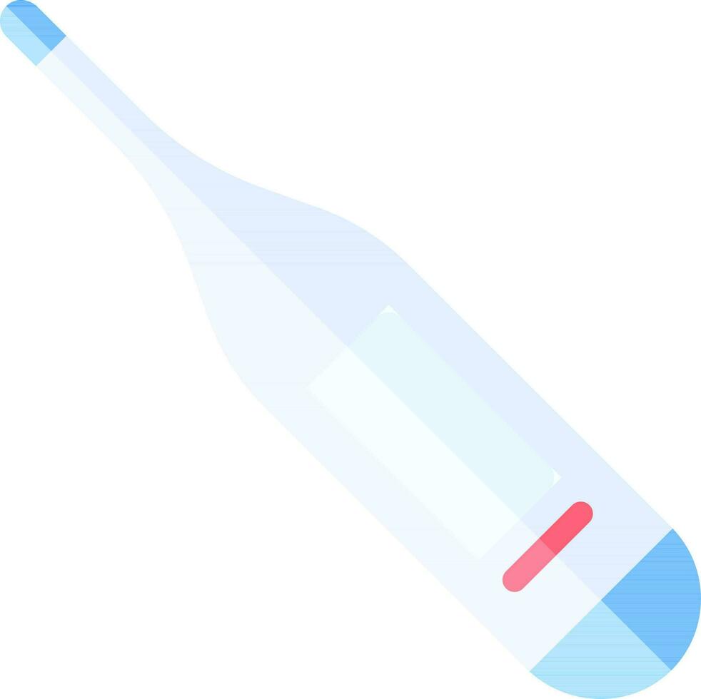 Digital Thermometer Icon In Blue And Pink Color. vector