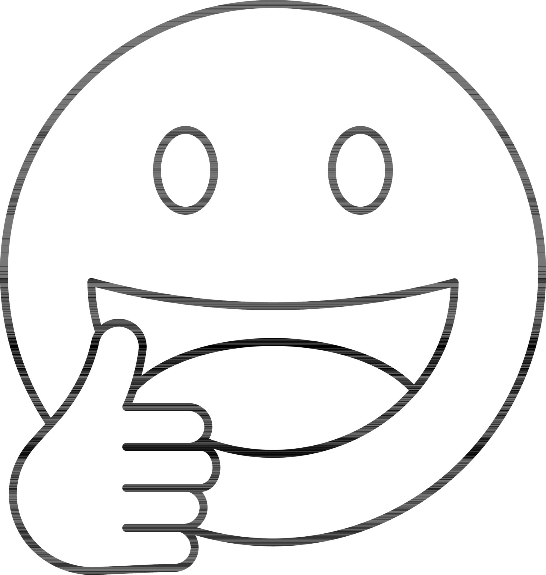 Stroke Style Smiley Emoji Showing Thumbs Up Icon 24463560 Vector Art stroke-style-smiley-emoji-showing-thumbs-up-icon-24463560-vector-art