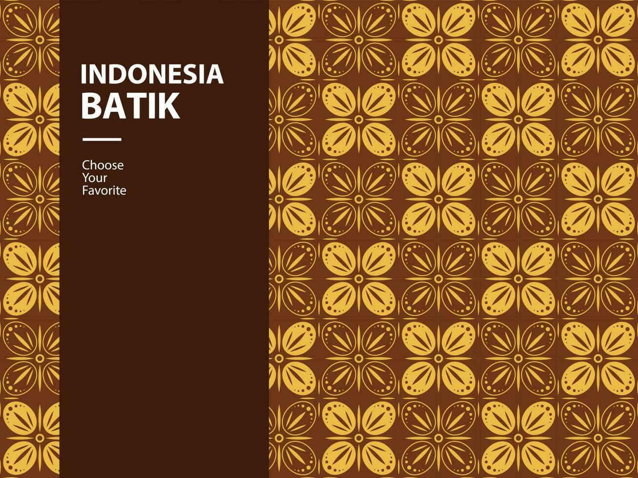 batik pattern seamless indonesia element independence day national drawing vintage fashion vector