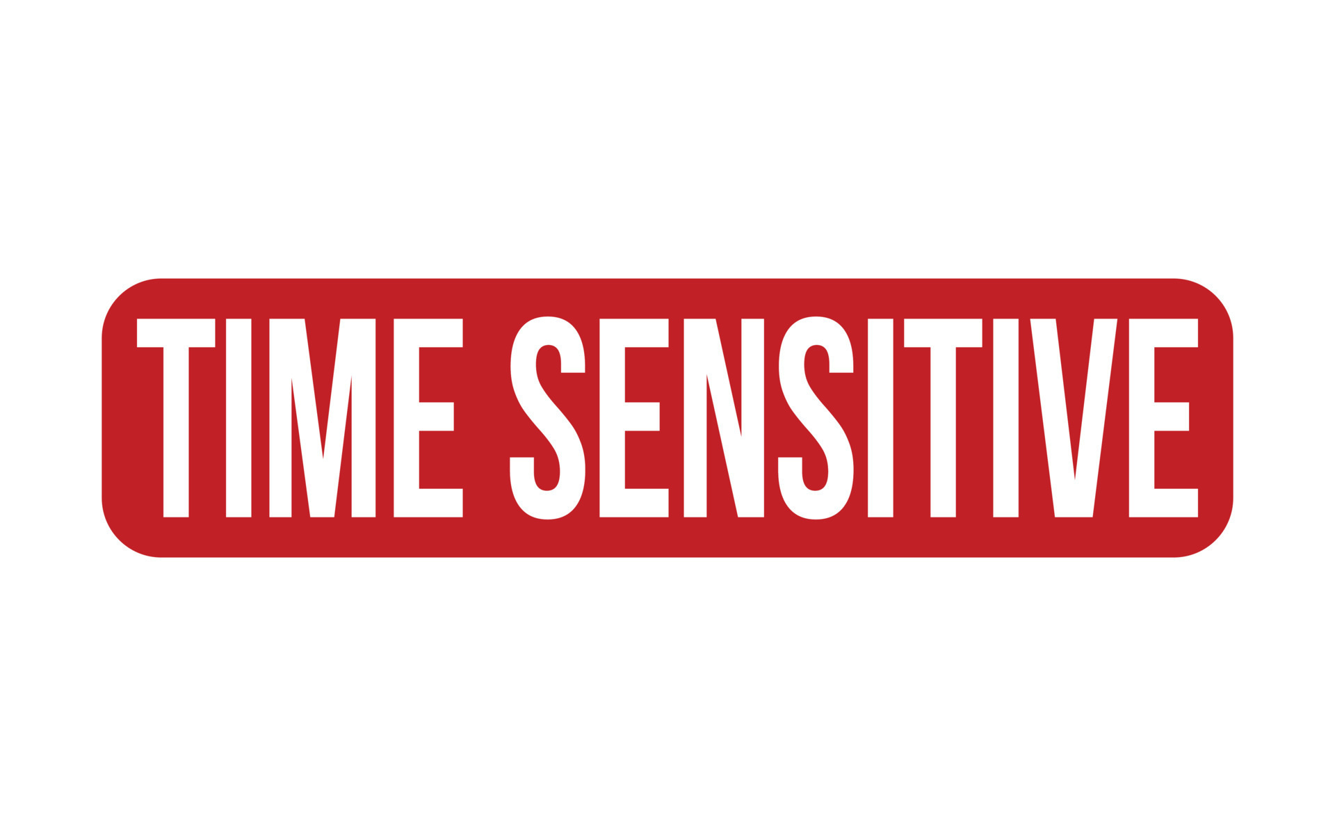Time Sensitive Rubber Stamp Seal Vector 24465014 Vector Art At Vecteezy
