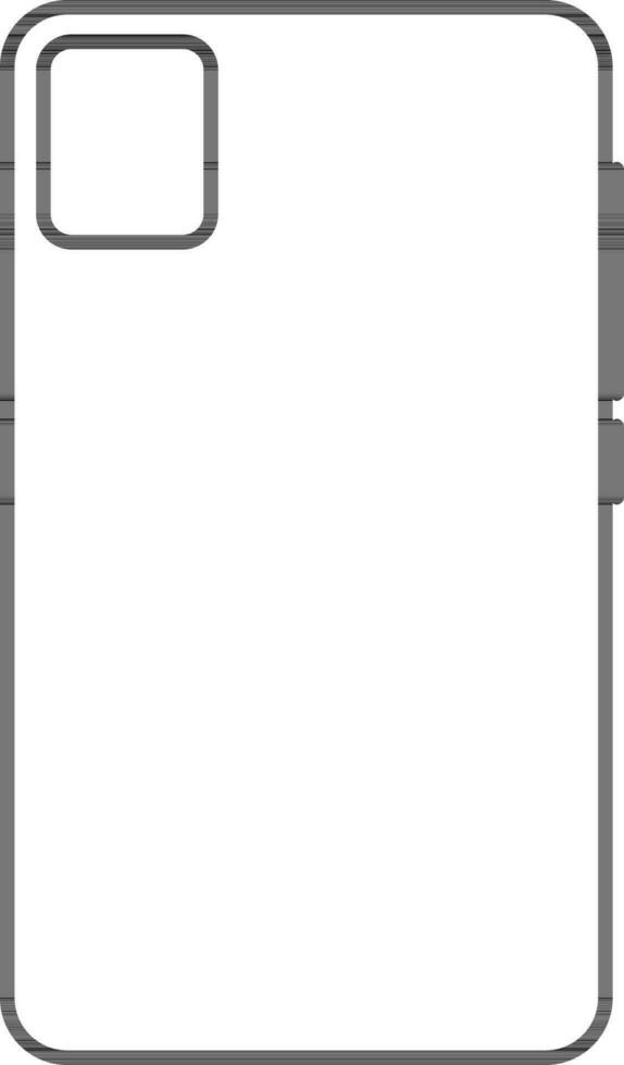 Phone Case Icon In Line Art. vector