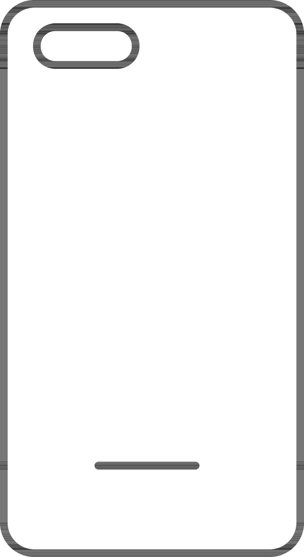 Flat Style Phone Case Icon In Line Art. 24465468 Vector Art at Vecteezy