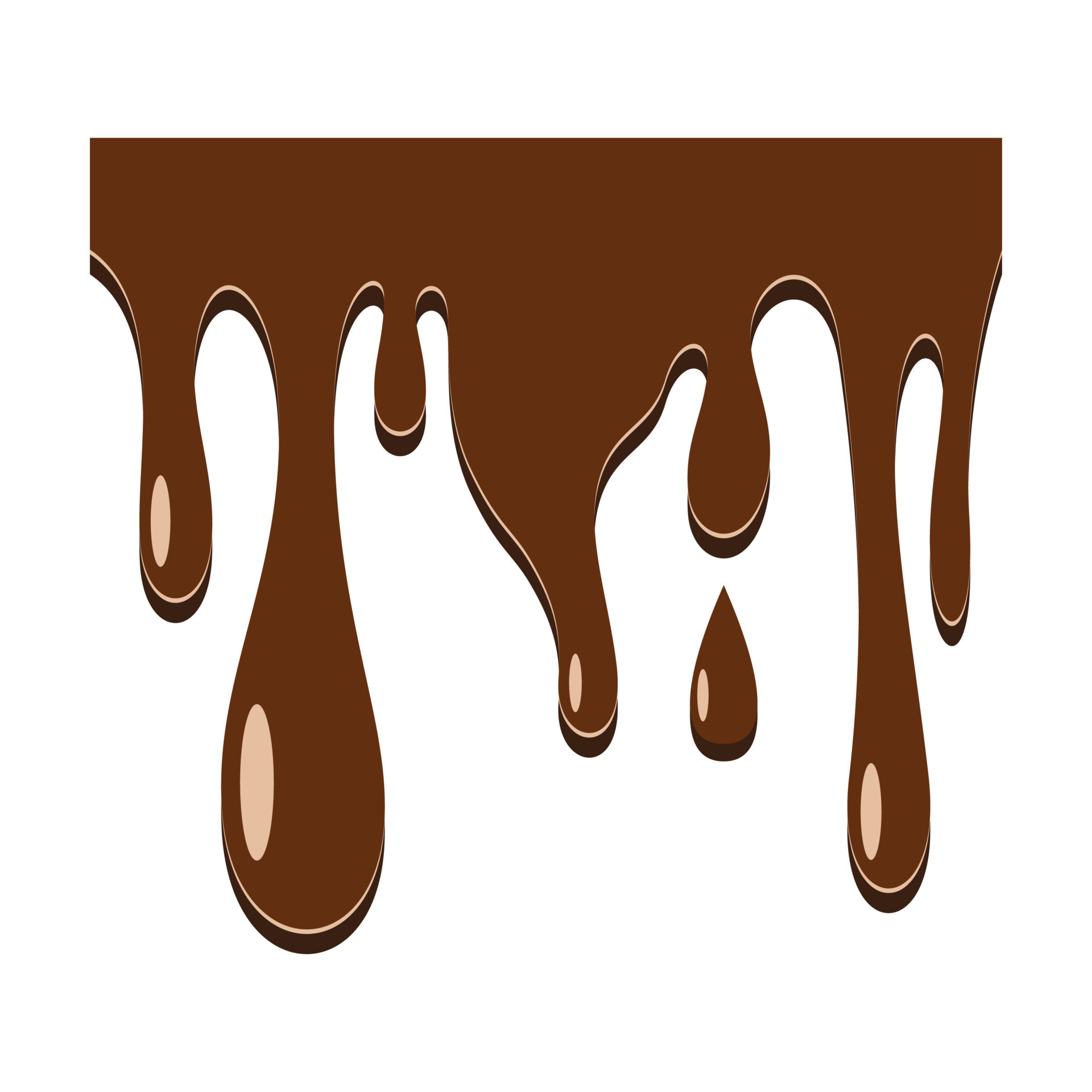 Seamless dripping chocolate border. Dripping chocolate border isolated on  white background. Graphic design element for web page, menu, culinary  recipe, scrapbooking, flyer, poster 24466101 Vector Art at Vecteezy