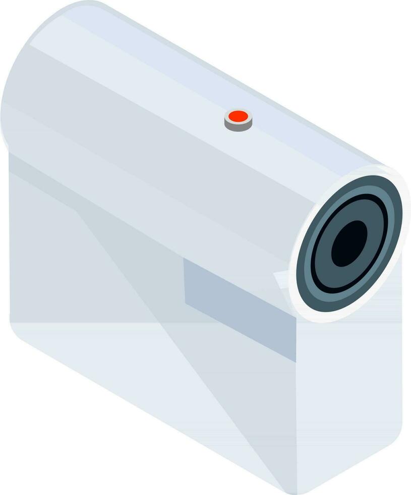 Video camera isometric icon or symbol. vector