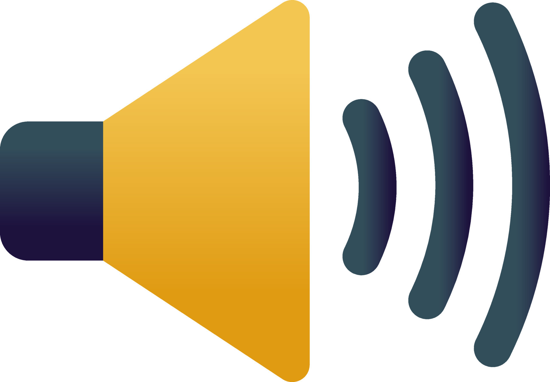 ruidoso altavoz icono o símbolo en amarillo y azul color. 24466621 Vector en Vecteezy