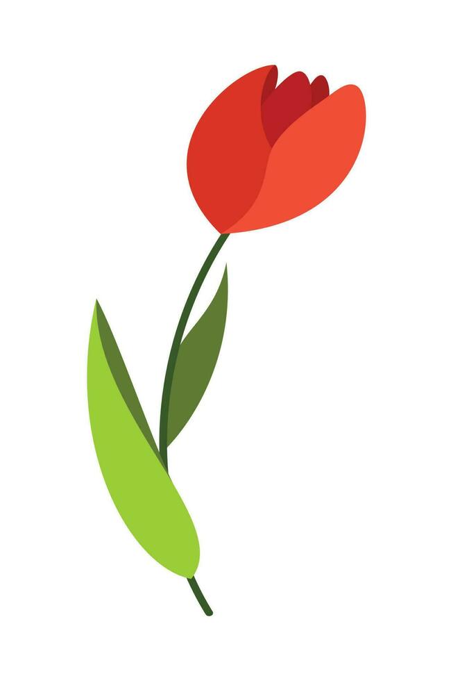 Spring Element Illustration Isolated On White Background. Gardening and Spring hand drawn elements. Floral and Animal Spring doodle set. Cute set of spring cliparts, easter elements. vector