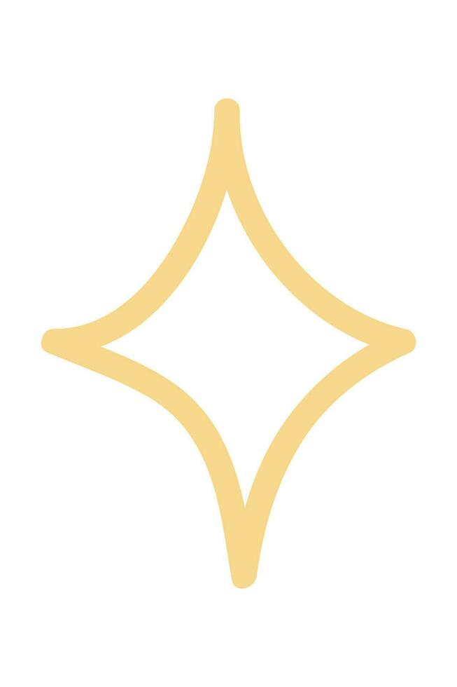 Sparkling Effect Illustration. Yellow, gold, orange sparkles symbols vector. Sparkle Icon. Bright firework, decoration twinkle, shiny flash. Glowing light effect stars and bursts collection. vector