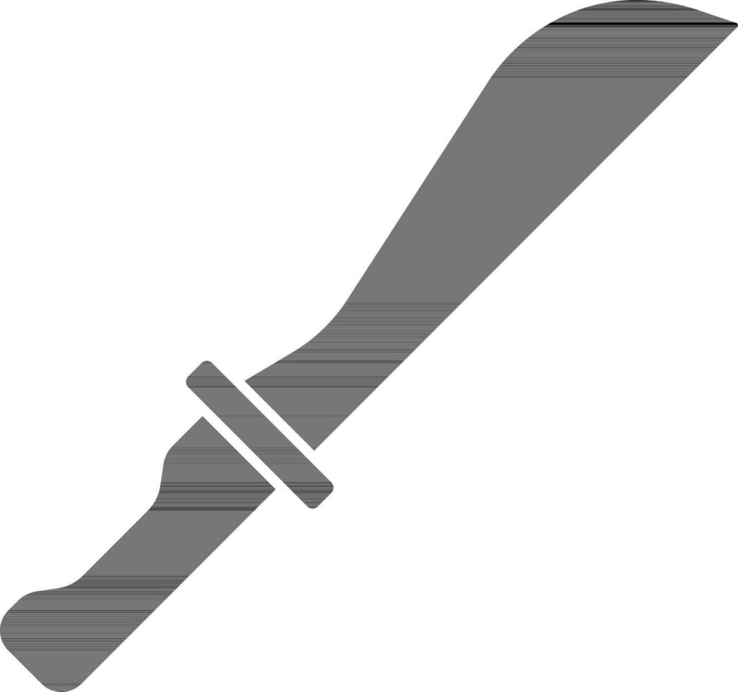 Isolated Knife Icon In Black Color. vector