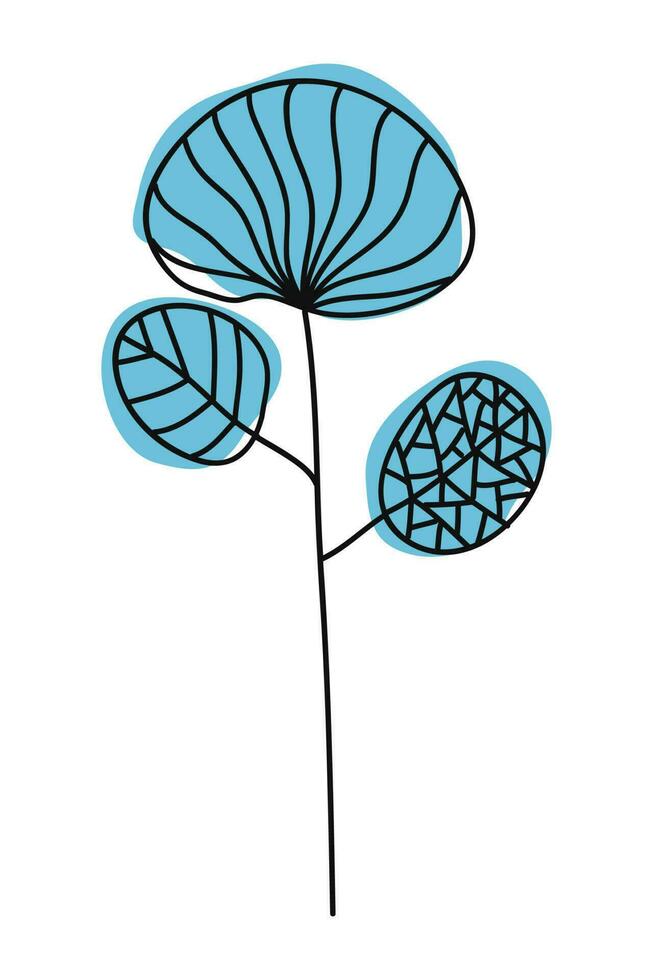 dibujos animados árbol aislado en un blanco antecedentes. sencillo moderno estilo. linda plantas, bosque, vector plano ilustración. verano, primavera arboles