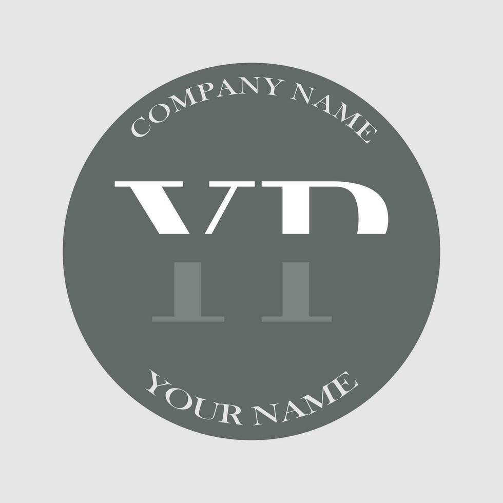initial YP logo letter monogram luxury hand drawn vector
