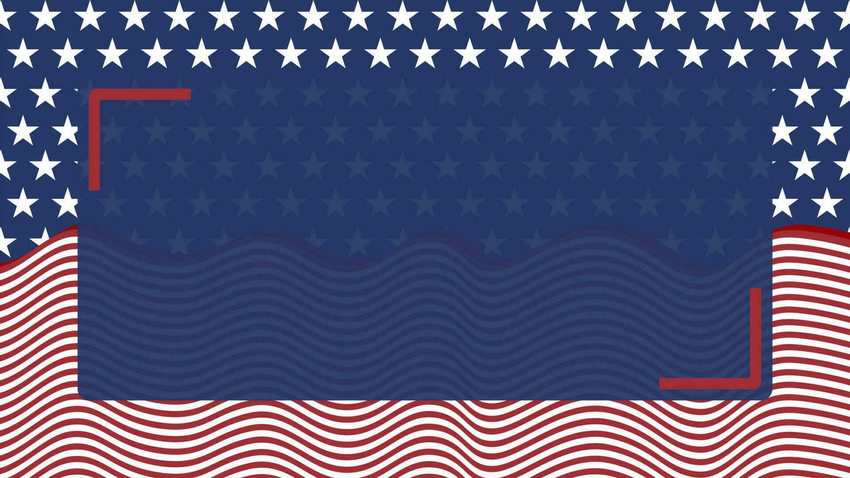 americano bandera antecedentes para independencia día o monumento día de America sitio tu texto vector