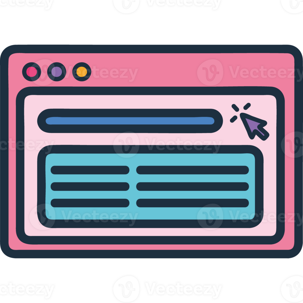 vector graphic design website icon isolated png