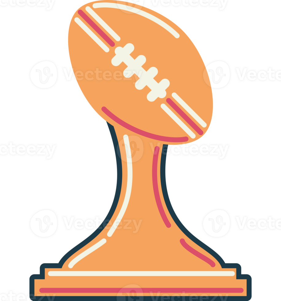 trophy american football png