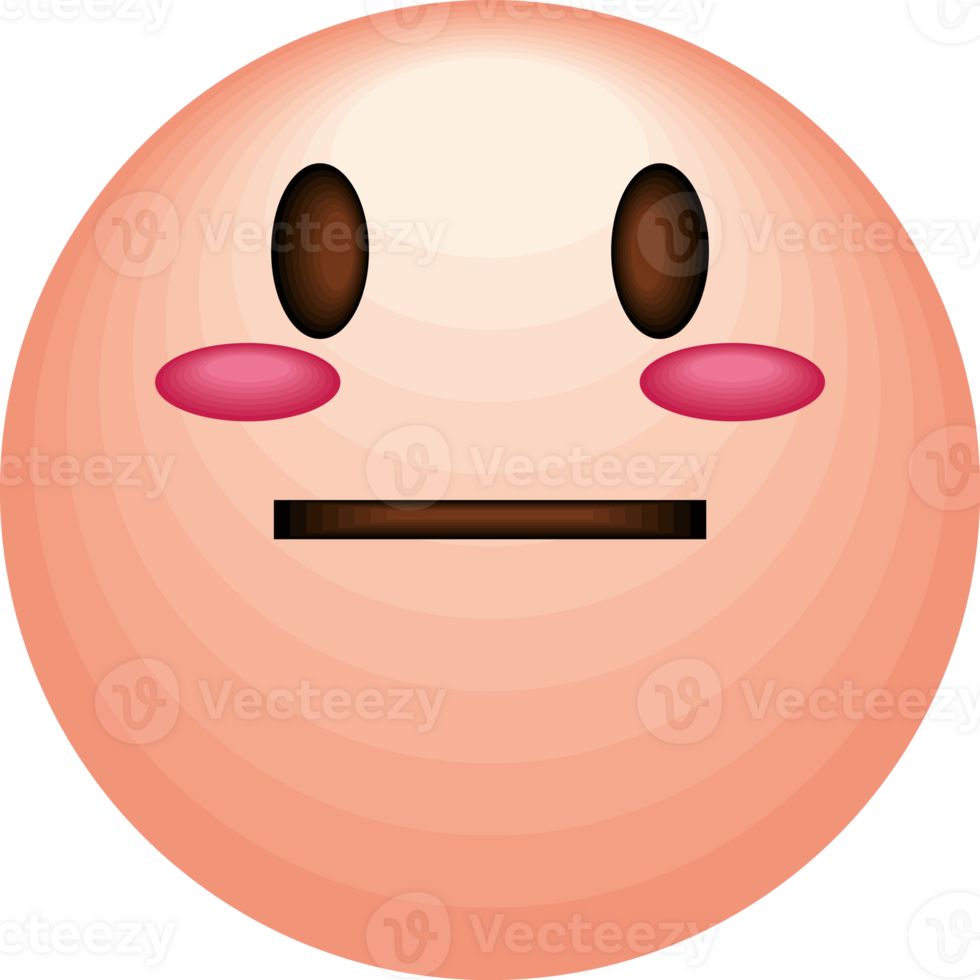 shy emoji social media png