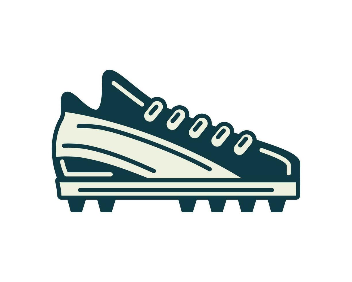 shoe american football icon white background vector