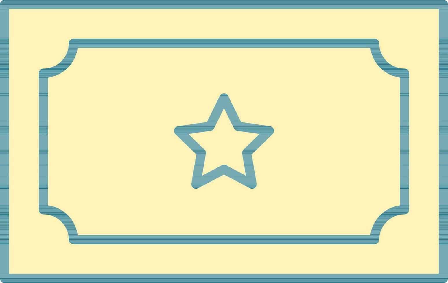 Banknote Icon In Yellow Color. vector