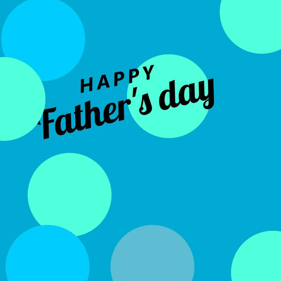 simple greeting card of happy fathers day template with shape. Celebration or invitation background of family concept. Suitable for banner, poster, decoration vector