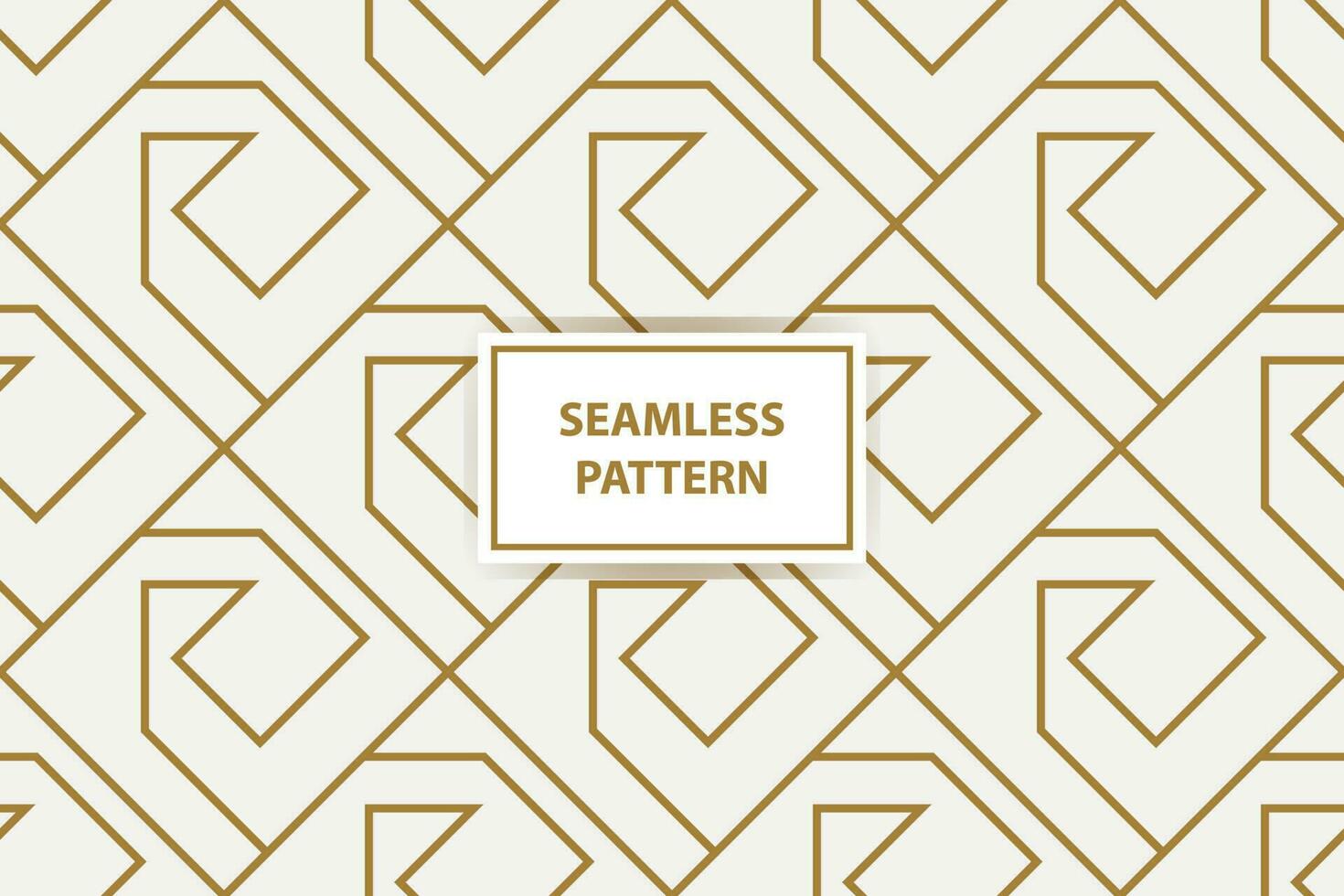 Abstract geometric pattern with lines, rhombuses A seamless vector background. white, black and gold texture