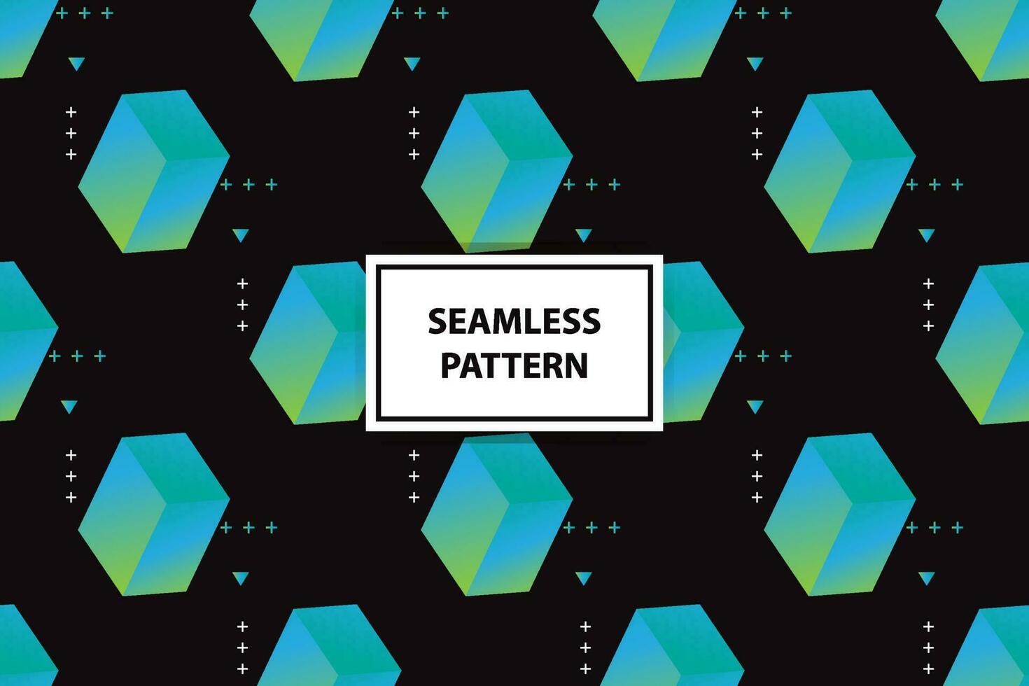 Neo memphis seamless pattern with gradient color vector