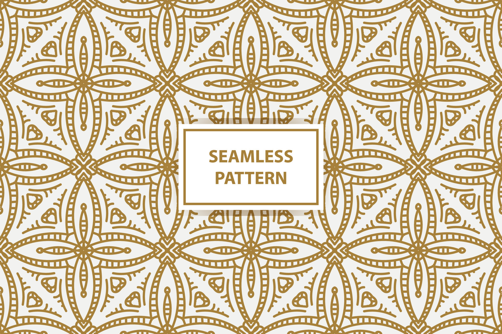 Vector seamless pattern. Modern stylish texture. Repeating geometric