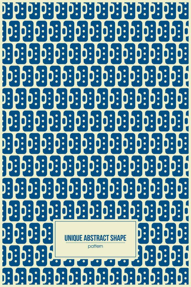 unique abstract shape pattern for creative background vector