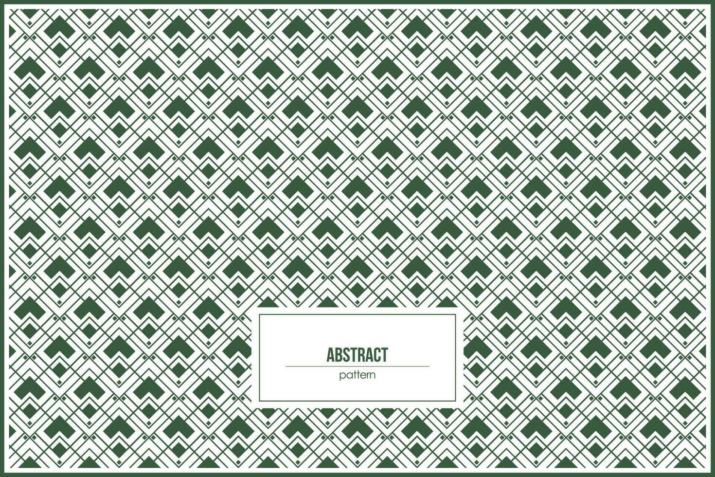 abstract pattern of creative dark green rhombus vector
